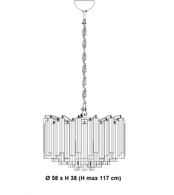 Trilobi Venini Pendelleuchte