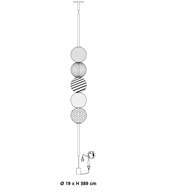 Abaco Venini Pendant Lamp