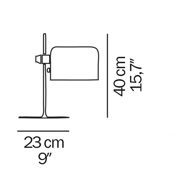 Coupè Oluce Lampe de Table