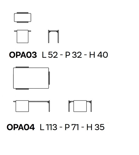 Opalia Glas Italia Coffee Table