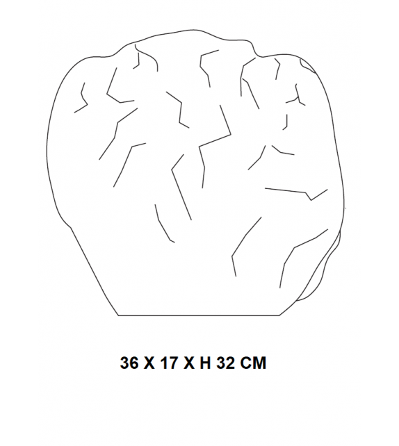 Sasso Venini Lampara de Mesa