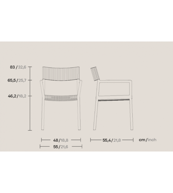 Passage Outdoor Kettal Fauteuil