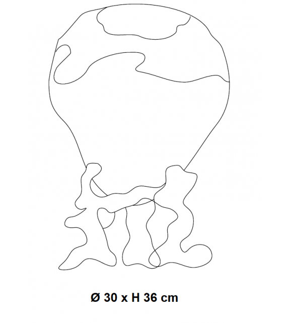 Mappamondi Venini Lampada da Tavolo