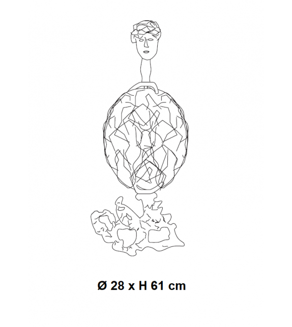 Donna di Rango Venini Sculpture Lumineuse