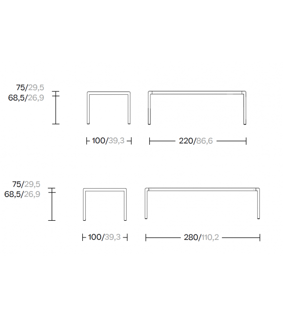 Passage Outdoor Kettal Table