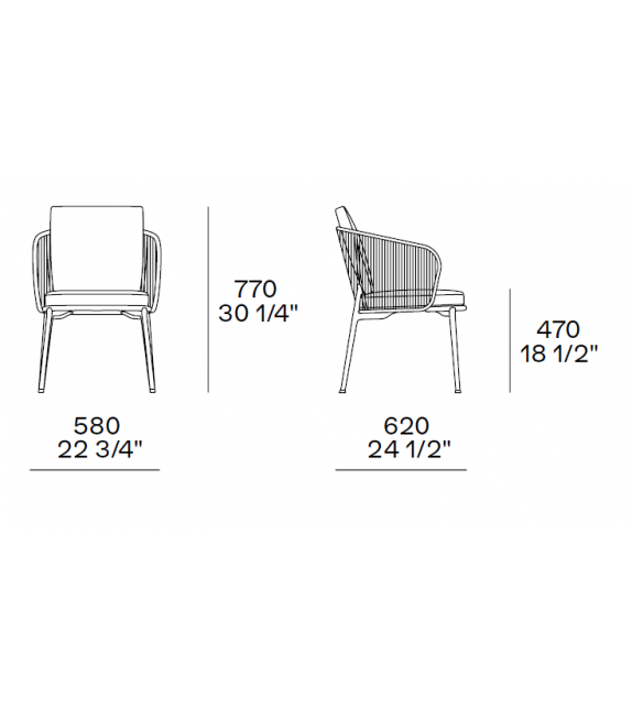 Marina Poliform Chair