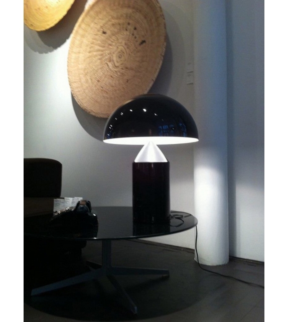 Atollo Black Oluce Lampada da Tavolo