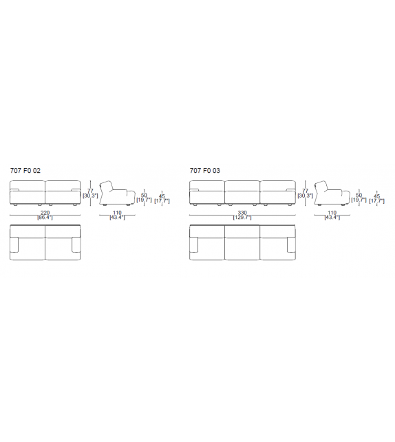 Fiandra Sofa Cassina