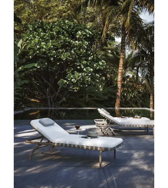 Erica B&B Italia Outdoor Sunlounger