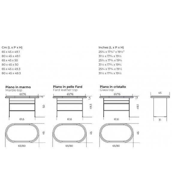Sensei Gallotti&Radice Bedside Table