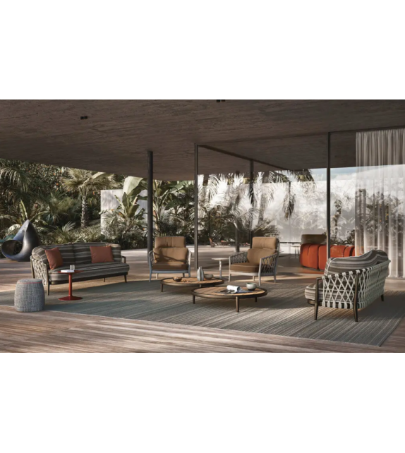 Erica B&B Italia Outdoor Butaca con Respaldo Alto