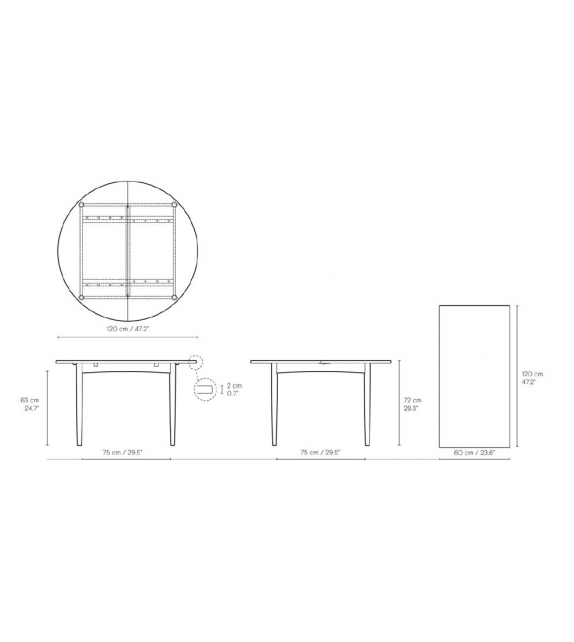 BM0121 Carl Hansen & Søn Table