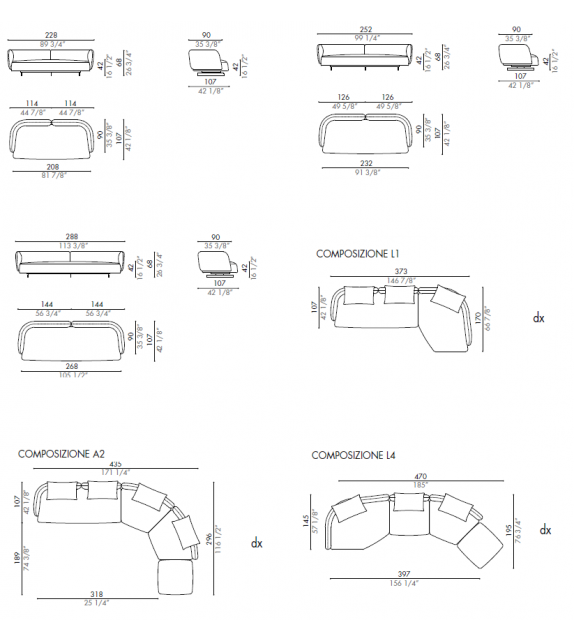 Homan Désirée Sofa