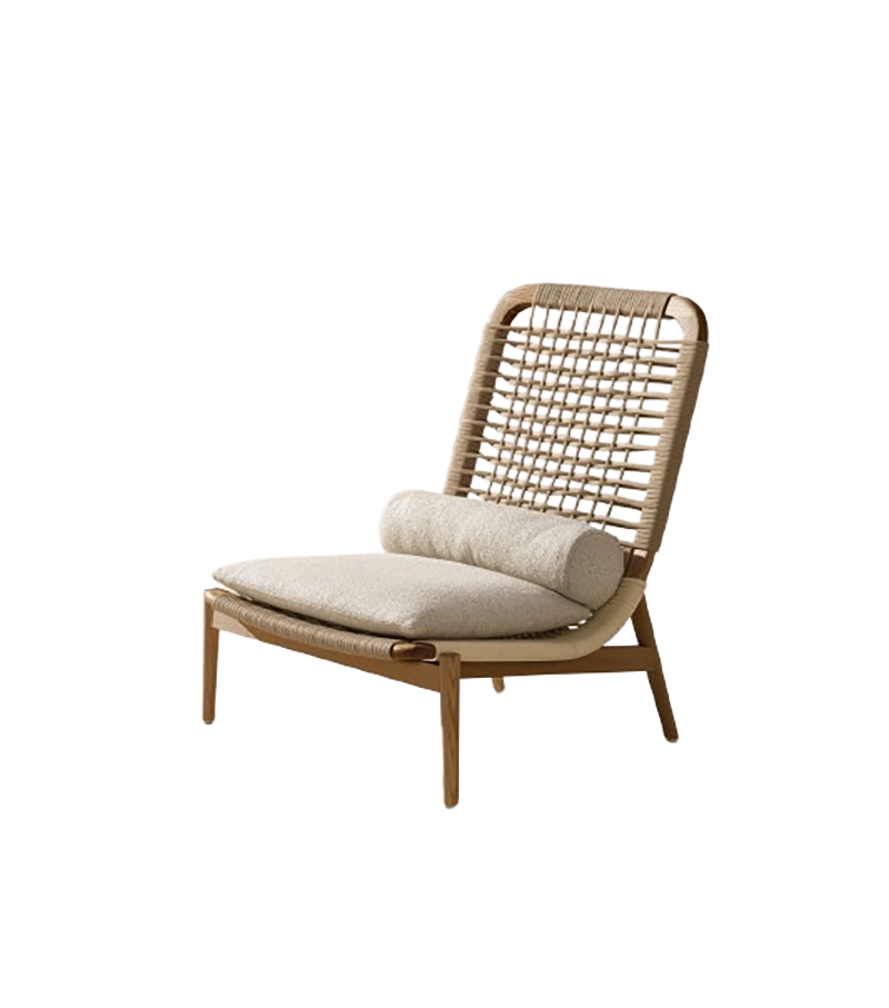 Eben Outdoor Désirée Poltrona con Cuscino a Rullo