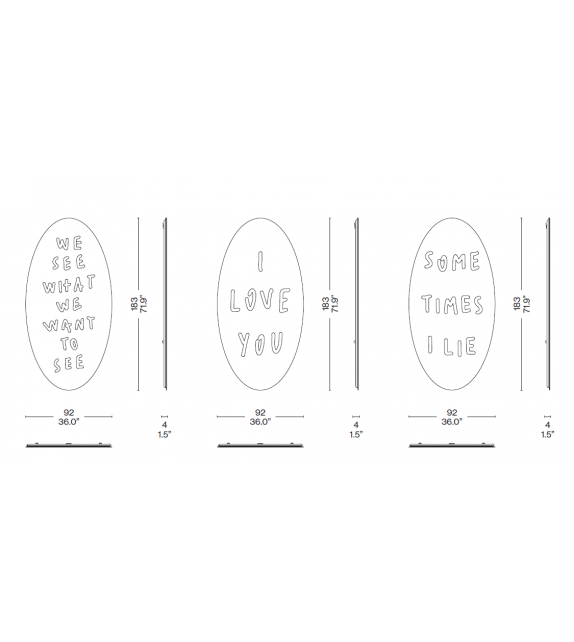 Me From Outside Miroir Cassina