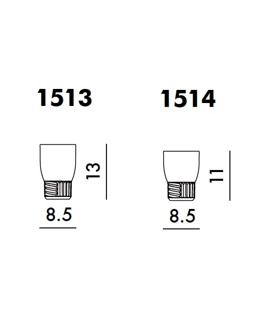 Listo para entregar - Trama Kartell Vaso