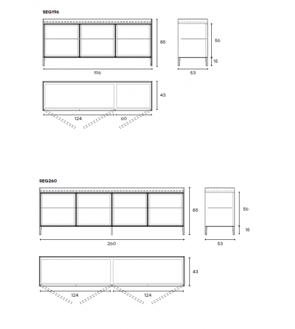 Segesta Sideboard Fiam