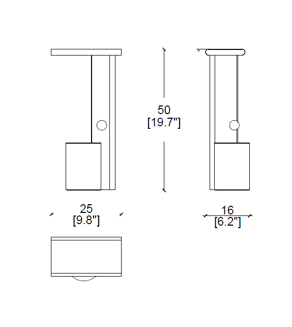 Polyshape Cassina Lampe de Table