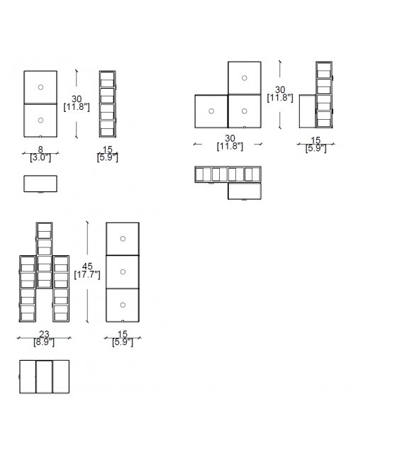 Tsai Light Cassina Lámpara de Mesa