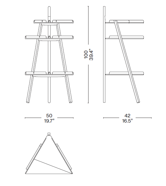 Trio Karakter Bookshelf
