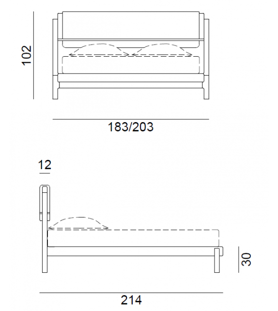 Strap 80 Gervasoni Bed
