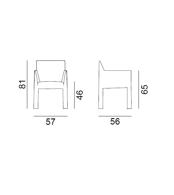 Ghost 125 Gervasoni Chair