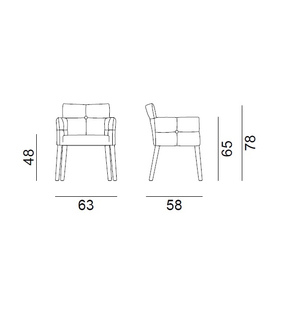 Mae Gervasoni Petit Fauteuil