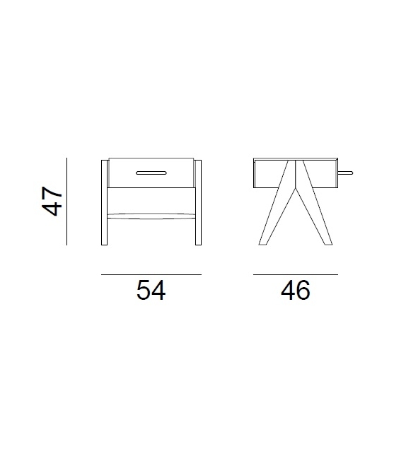 Pier Gervasoni Bedside Table