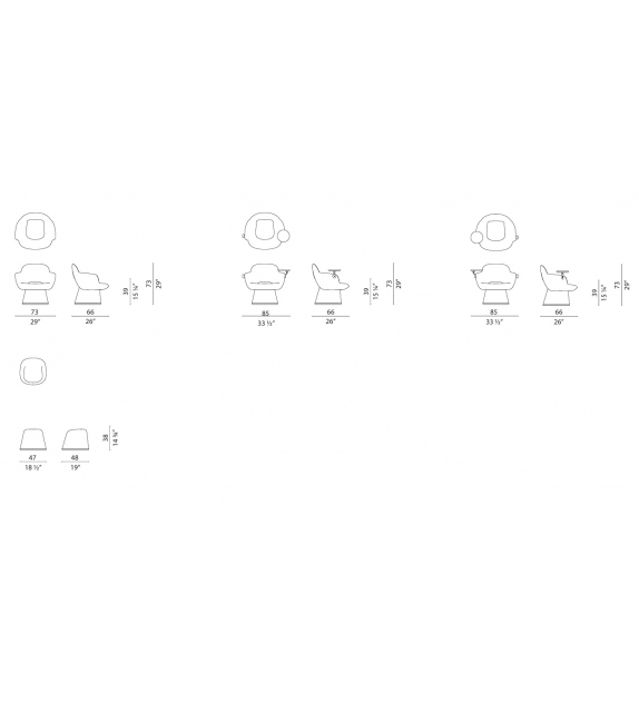 Kwado Cappellini Sessel