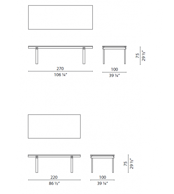 Mathare Table Cappellini