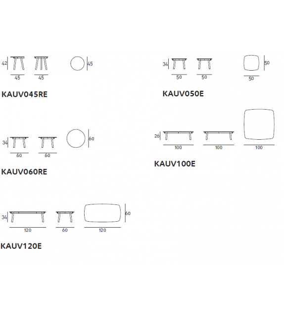 Kasumi Living Divani Table D'Appoint