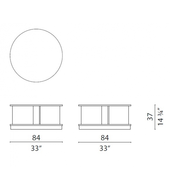 Combi Center Cappellini Table Basse