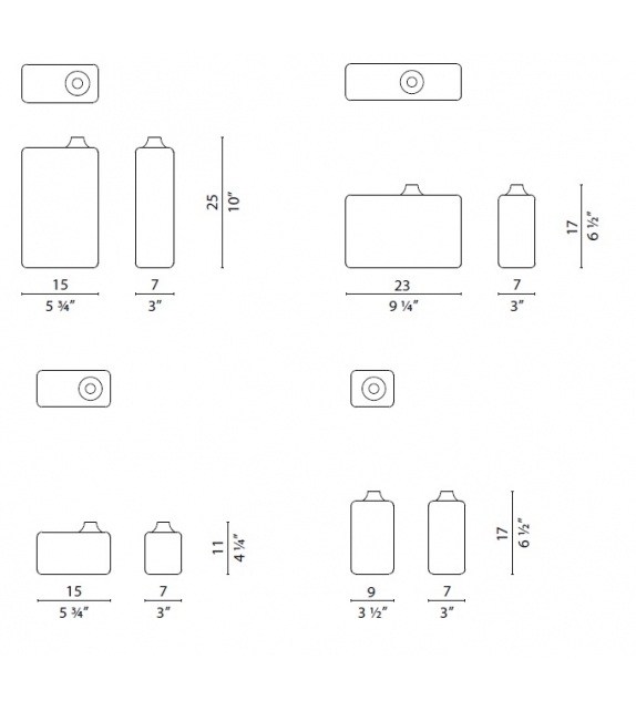 TassTumu Cappellini Jarrón