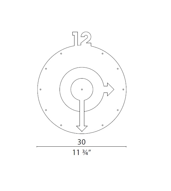 9217 EraOra Cappellini Clock