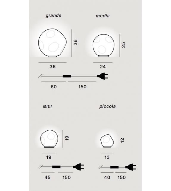 Hoba Lampada da Tavolo Foscarini
