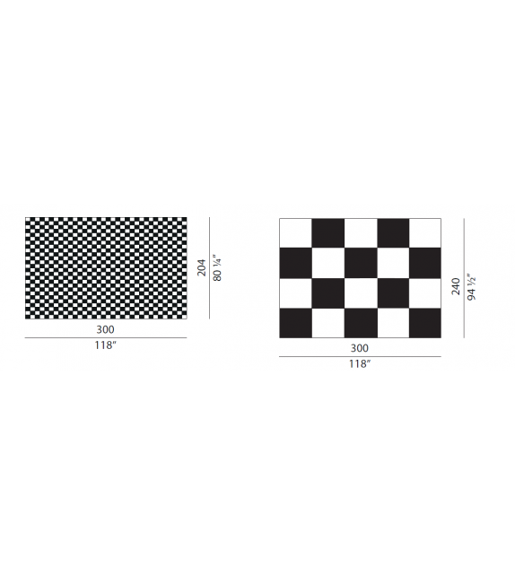 Fyrkant Cappellini Rug