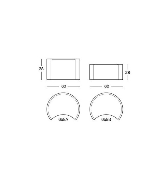 658 Low Bol Zanotta Table Basse