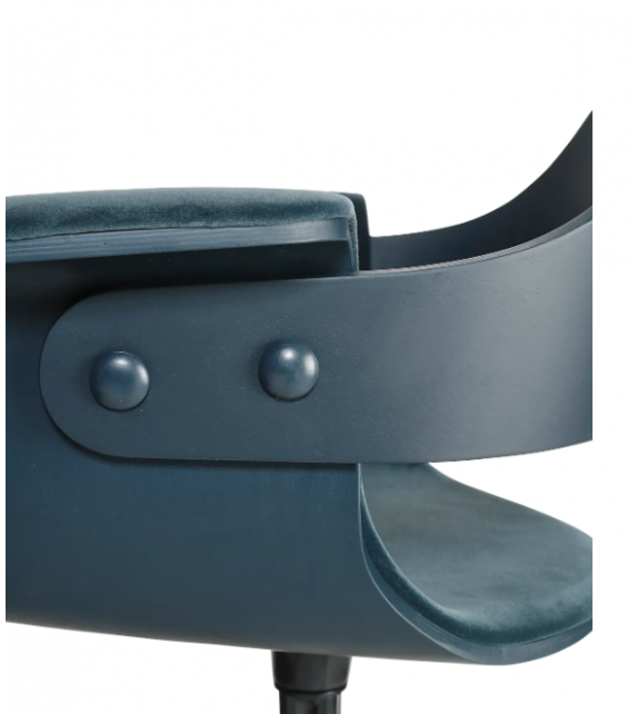 Showtime BD Barcelona Chaise Pivotante à Roulettes