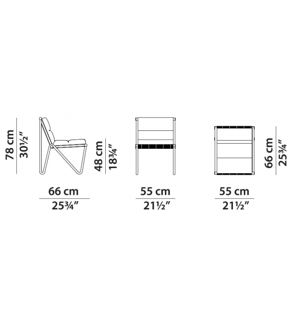 Dabliou Outdoor Baxter Stuhl