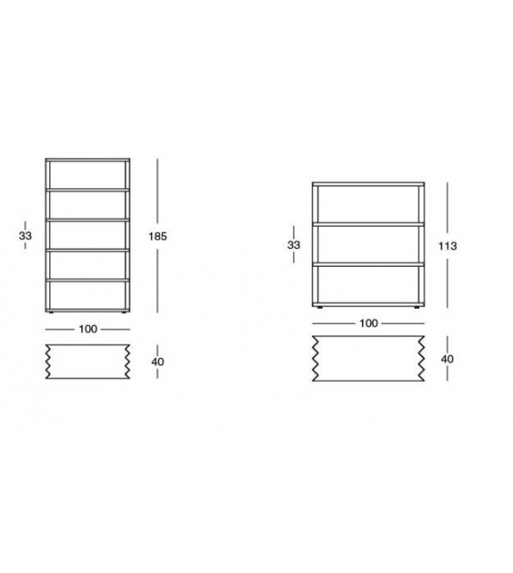 707 Z24 Books Zanotta Bookshelf