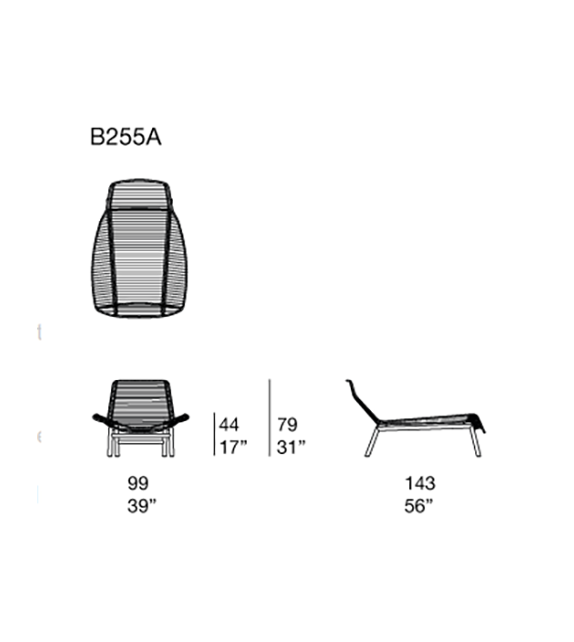 Lazy Chair Paola Lenti Chaise Longue