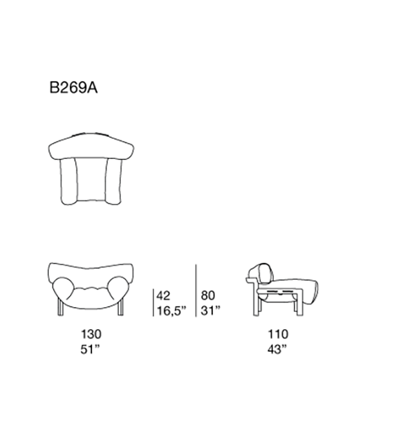 Légère Paola Lenti Armchair
