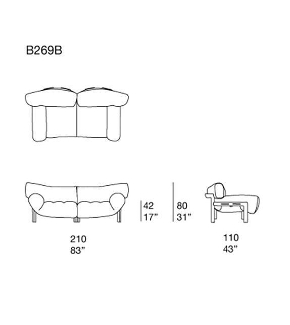 Sofa Légère Paola Lenti