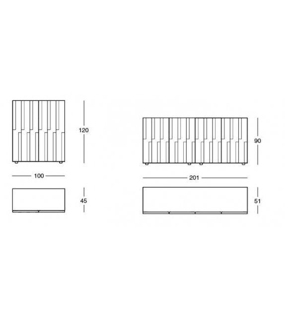 Riga-Riga Zanotta Aparador