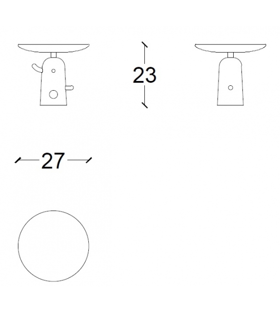 Listo para entregar - 081 Réaction Poétique Centro De Mesa Cassina
