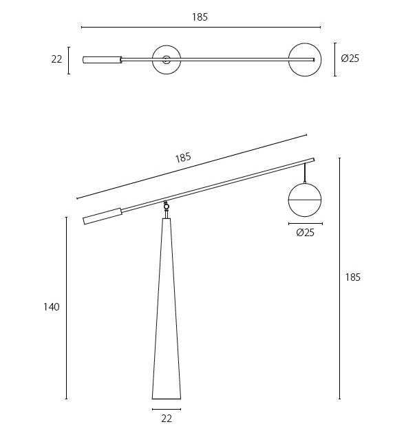 Dolly - PT Riflessi Floor Lamp