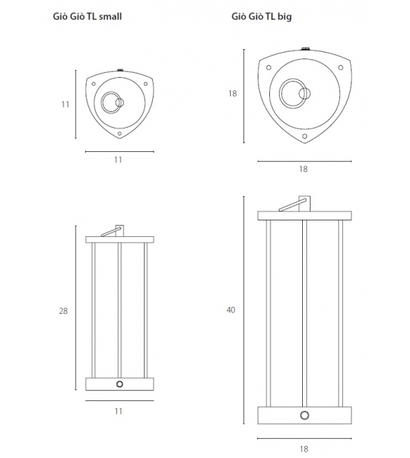 Giò Giò - TL Riflessi Lampe de Table