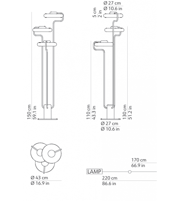 Model T Kundalini Floor Lamp