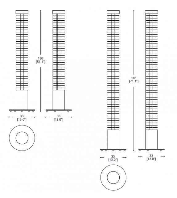 Iride Floor Cassina Lampadaire