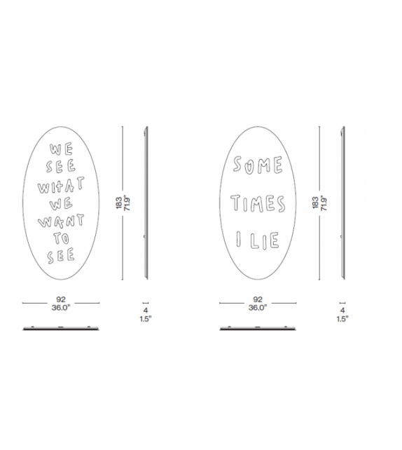 Me From Outside Specchio Cassina